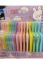 Set of 9 Colorful Fine Tip Ballpoint Gel Pens (the Color of the Body Is the Same as the Color of the Writing) Ad49803 - 3