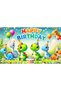 Dinosaur Themed Custom Birthday Banner Backdrop 60X100 Vinyl Tarpaulin Banner Birthday Party Set Decoration - 2