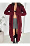 Double Pocket Shawl Collar Long Knitwear Fabric Cardigan - 4