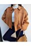 Suede Look Bomber Jacket - 3