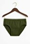 5 Pieces 100% Cotton Khaki Green Men's Briefs – Breathable, Comfortable Fit - 3