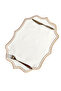 2 Pieces Embroidered Linen American Service - Linen Plate - 6