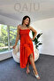 Women's Adjustable Strap Cotton Fabric Gipeli Long Dress - 7