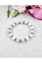 Aquamarine 10mm Natural Stone Bracelet - 5