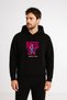 Lionel Messi Printed Men's Black Hooded Sweatshirt Hoodie