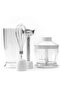4-in-1 Hand Blender 400W, Stainless Steel Stick Blender with Whisk & Chopper for Kitchen – White - 8