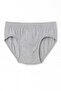 15 Pieces of Cotton Gray Men's Briefs – Breathable, Comfortable Fit - 5