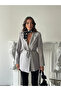 Premium Lined Tie-Detail Premium Blazer Jacket - 6