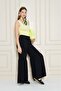 Paçası Ruched Detail Aerobin Fabric Women's Trousers - Elastic Waist, Comfortable Cut 700-3763330 - 5