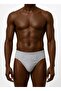 10 Pieces of Cotton Gray Men's Briefs – Breathable, Comfortable Fit - 2