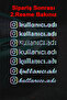 (2 Pieces) Instagram Username Sticker - Instagram Logo Sticker - Hologram Sticker - 20cm