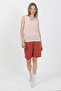 Women's Thick Strap Cotton Combed Shorts Set Orange 3637 - 6