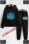 Children's Unisex "Sonic Blue Tvl One Kosan" Special Printed Hooded Tracksuit Set