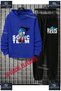 Children's Unisex "Sonic Team Ark Fnl" Custom Printed Hoodie Tracksuit Set