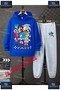 Children's Unisex "Sonic Gotto Fast Coklu" Special Printed Hooded Tracksuit Set