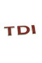 حروف كروم لصندوق السيارة (TDI RED) متوافقة مع كرافتر 2007>2011