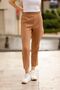 Exclusive Women's Carrot Leg High Waist Lycra Woven Trousers 3096 - 5