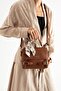 Multi-Compartment Quality Shoulder and Arm Bag with Bow and Belt Detail - 7
