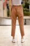 Exclusive Women's Carrot Leg High Waist Lycra Woven Trousers 3096 - 7