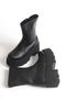 Lara Sinclair Black Women's New Season Thick Sole Elastic Zippered Daily Comfortable Fit Boots - 2