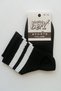 6 Pairs Men's College Socks Black Striped College Sports Socks - 5