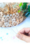 30Pcs Single Stone Ring Cupcake Picks-Wedding, Engagement, Wedding Ring Decor-Cake Picks White - 2