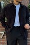 Yotau Men's Oversize Fit Corduroy Long Sleeve Shirt Jacket - 4