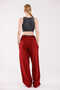 Women's Burgundy Oversize Sweatpants Msc 500Alt - 6