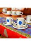 Maya Porcelain 4 Piece Set of 2 Coffee Cups 100 ml Classic