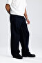 Ate Basic Navy Blue Baggy Jeans - 4