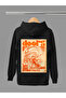 The Doors Printed Cotton Long Sleeve Ribbed 3-Ply Hooded Rock Sweatshirt