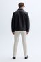 Men's Beige Color Slim Straight Chino Pants - 2
