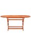 9 Piece Folding Outdoor Dining Set Solid Eucalyptus Wood - 8