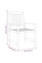 7 Piece Garden Dining Set Solid Wood Acacia Grey - 7