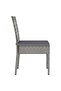 7 Piece Garden Dining Set Poly Rattan Grey - 8