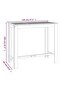 7 Piece Garden Bar Set Solid Wood Acacia - 3