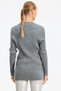 Stone Detailed Braided Tunic Gray Melange - 4