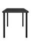 9 Piece Garden Dining Set Poly Rattan Black - 4