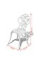 3 Piece Bistro Set Cast Aluminium White - 3