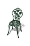 3 Piece Bistro Set Cast Aluminium Green - 6