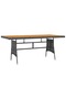 7 Piece Outdoor Dining Set Poly Rattan Grey - 5