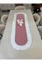 100% Cotton Fishtail Frilled Vintage Oval Runner (45X140)