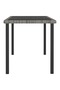 7 Piece Garden Dining Set Poly Rattan Grey - 4