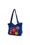 Crochet Knitted Flower Detailed Shoulder Bag, Handmade Custom Design Bag
