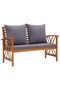 3 Piece Garden Lounge Set with Cushions Solid Acacia Wood - 6