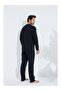 Men's Long Sleeve Cycling Embroidered Black Long Sleeve Combed Cotton Fabric Seasonal Pajama Set - 4