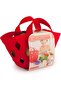 Toddler Vegetable Basket | Soft Vegetable Shopping Basket, Toy Grocery Food Playset Includes Ca