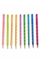 Jumbo Right-Handed Left-Handed Grip Pen Ellipse Indented Triangle Pencil My First Pen - Turquoise (Light Blue) - 3