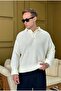 Polo Neck Oversize Sweater - 3