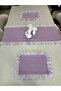 3 Piece Ruffle Set 2 American Table Napkins + 1 Ruffle Runner - 2